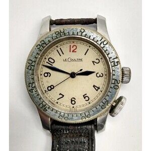 Rare JLC Jaeger LeCoultre Weems WWII Navigator Pilots Watch Project